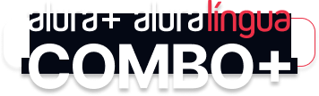 Alura + Alura Língua resulta no Combo+